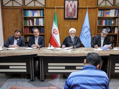 بازدید میدانی رئیس قوه قضاییه از محاکمه متهمان تراستی و بررسی پرونده خالی‌فروشی ارز