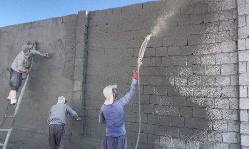 افزایش سرعت سیمان‌کاری با دستگاه سیمان‌پاش برقی