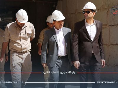 سجاد ذاکری، مدیرعامل شرکت ره‌گستر نفت، در بازدید از پروژه مسکن ملی شهید سلیمانی واوان